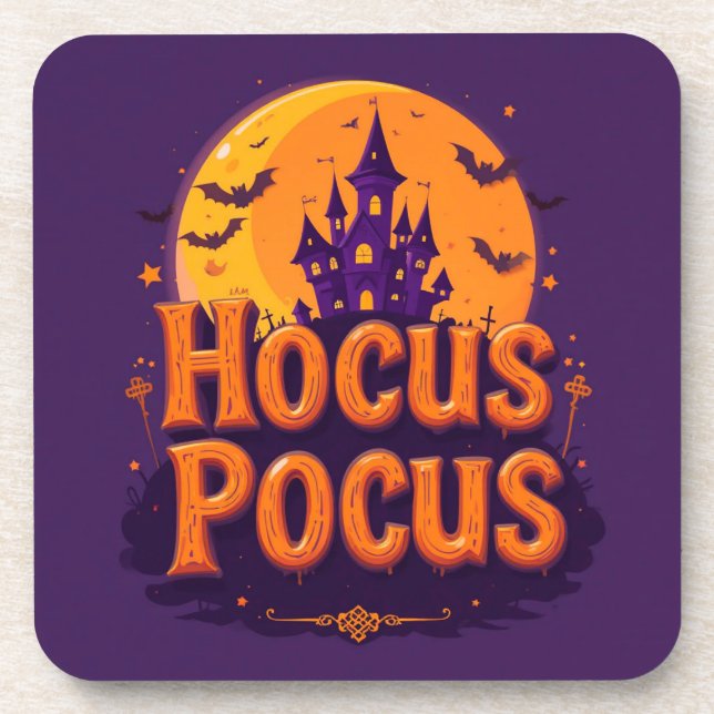 Porta-copo Arte Temático de Halloween (Frente)