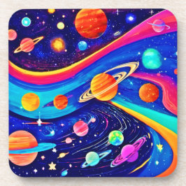 Porta-copo Arte Universo Vibrante