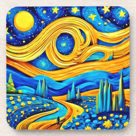 Porta-copo Arte Vibrante Estrelada