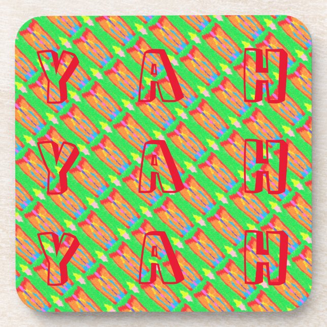 Porta-copo Artes abstrato puras e trapos supremo (Frente)