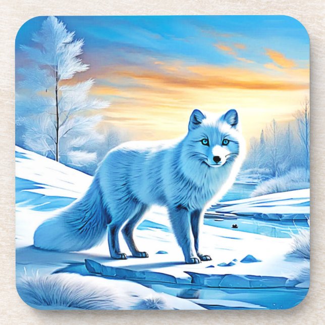 Porta-copo Ártico de Fox Fox Snow (Frente)