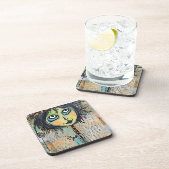 Porta-copo ArtLady 5 encantadora e angustiada (Lado Direito)