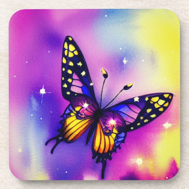 Porta-copo Artsy Butterfly (Frente)
