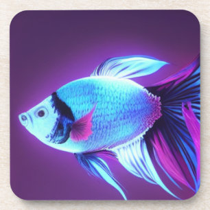 Porta-copo Artsy Fish