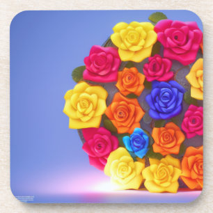 Porta-copo Artsy Flowers