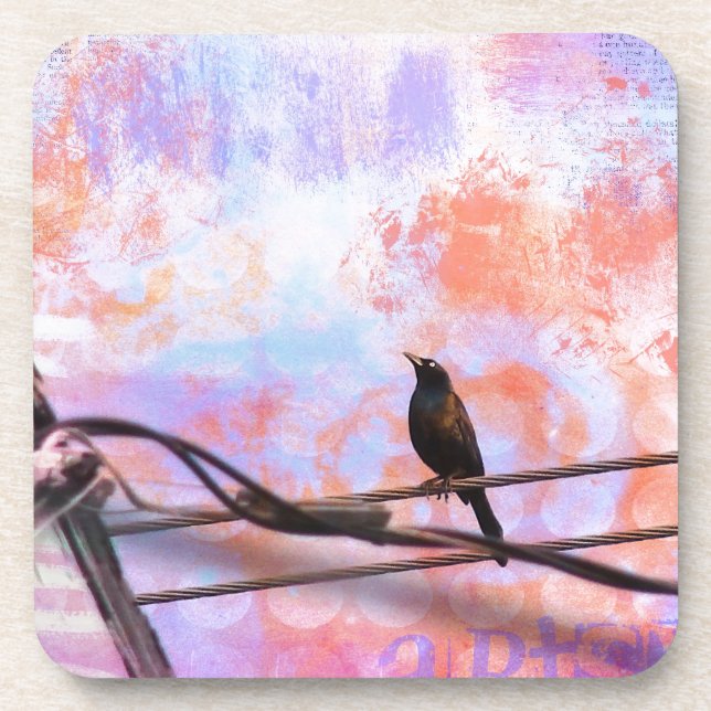 Porta-copo Artsy Grackle (Frente)