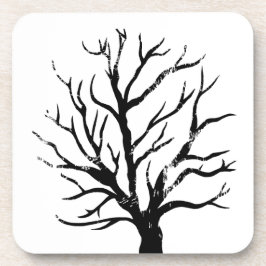 Porta-copo Árvore autóctone Lino Impressão