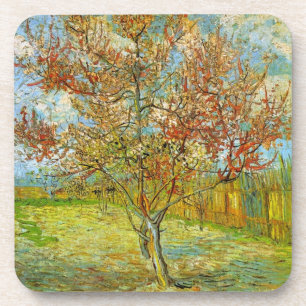 Porta-copo Árvore cor-de-rosa no Flor por Vincent van Gogh
