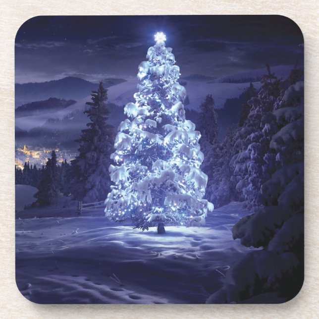 Porta-copo Árvore de Natal (Frente)