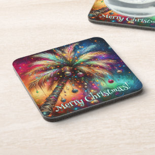 Porta-copo Árvore Tropical de Natal Whimsso Vivid