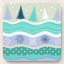 Árvores de Natal Flocos de Neve Scrapbook Porta-co