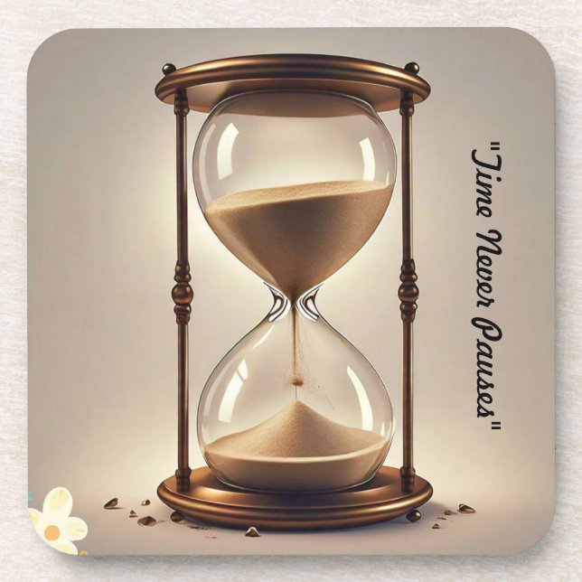 Porta-copo "As areias do tempo" (Frente)