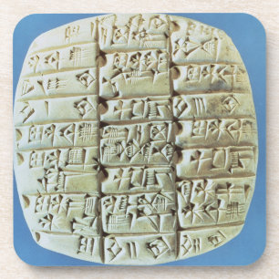 Porta-copo As contas apresentam com roteiro cuneiform, c.2400