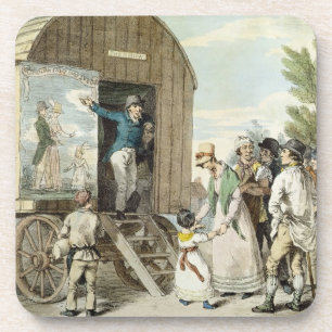 Porta-copo As feiras: A mostra, c.1821 (litho da cor)