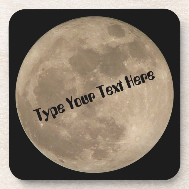 Porta-copo As portas copos da lua personalizam portas copos (Frente)