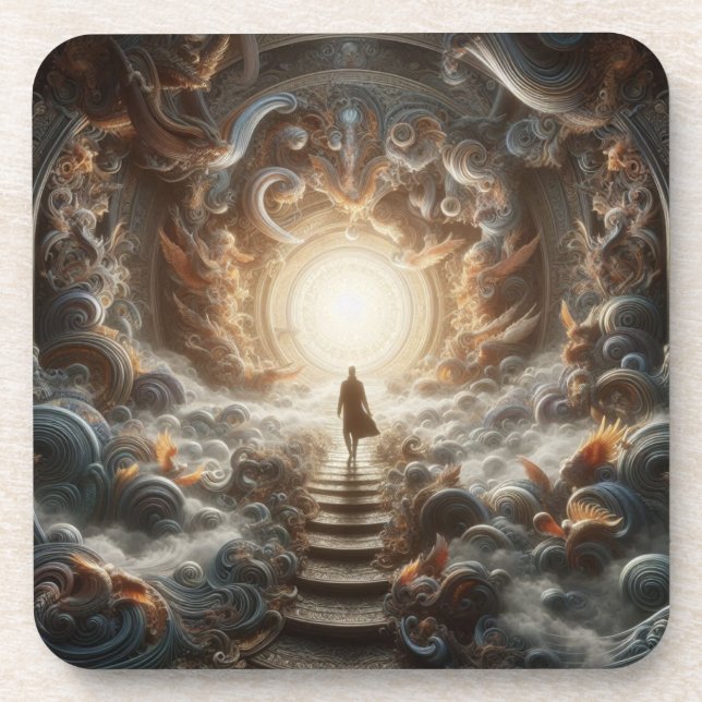 Porta-copo Ascensão à Luz (Frente)