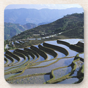 Porta-copo Ásia, China, Yunnan, Yuanyang. Áspero