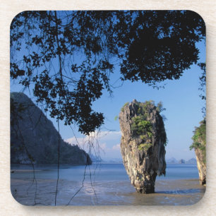 Porta-copo Ásia, Tailândia, Ao Phangnga NP, litoral, Karst