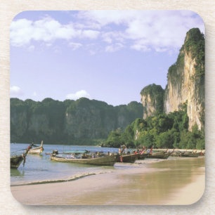Porta-copo Ásia, Tailândia, Krabi. Praia de West Railay, long