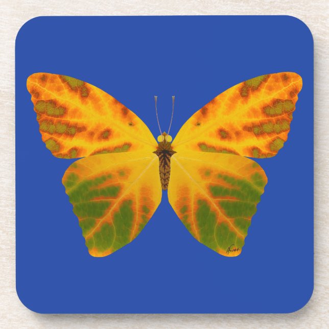Porta-copo Aspen Leaf Butterfly 1 (Frente)