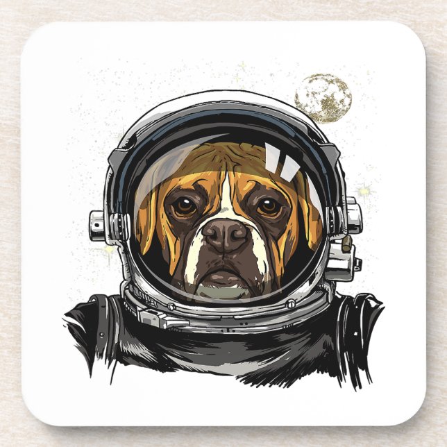 Porta-copo Astronauta Boxer Space Exploration Astronomy (Frente)