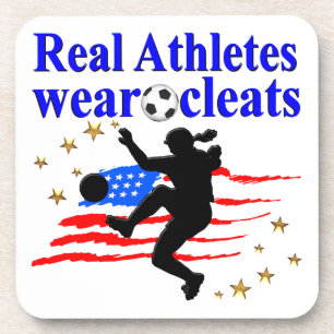PORTA-COPO ATLETAS REAIS VESTIR CLEATS SOCCER DESIGN