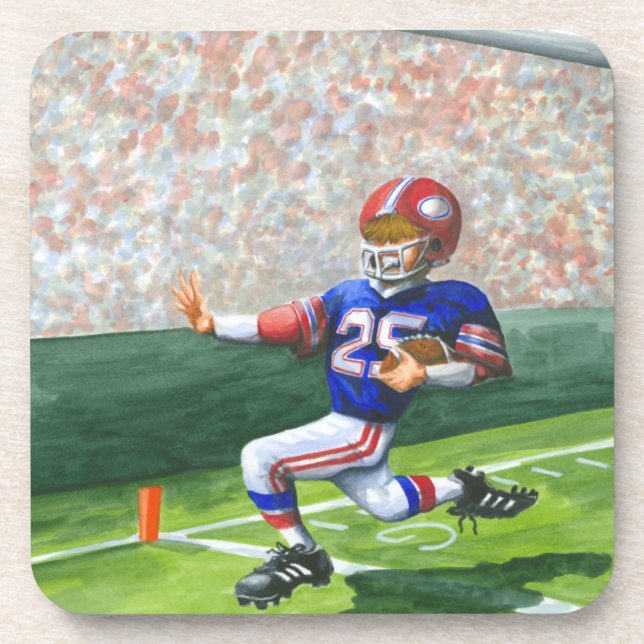 Porta-copo Atravessando a Linha de Meta para um Retoque (Frente)