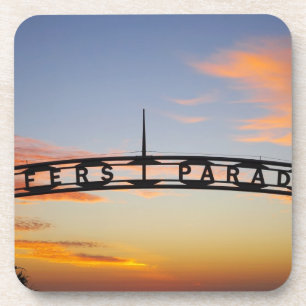 Porta-copo Austrália, Queensland, Gold Coast, Nascer do Sol,