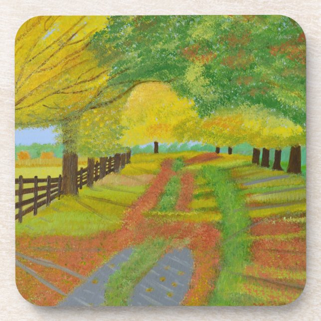 Porta-copo Autumn- Fallen Leaves (Frente)