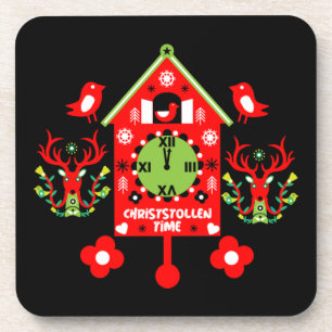 Porta-copo Avental de Natal Christstollen Weihnachtsstollen S