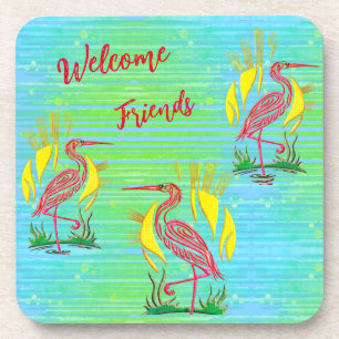 Porta-copo Aves Tropicais