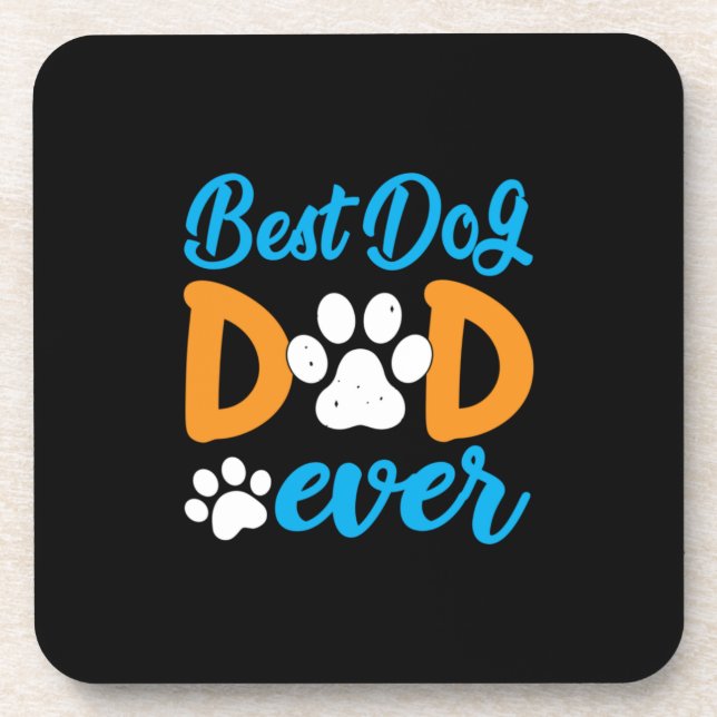 Porta-copo Avô Gift | Melhor Pai De Cães Nunca (Frente)