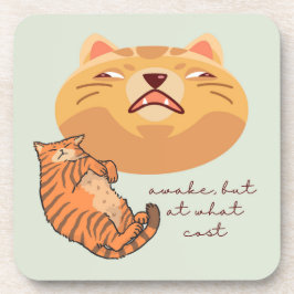 Porta-copo Awake Orange Cat