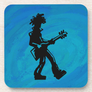 Porta-copo Azul-guitarra New York Boogie Nights