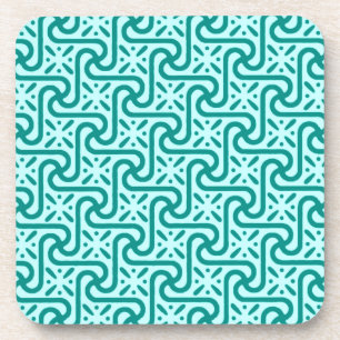 Porta-copo Azulejo egípcio, turquesa e aqua