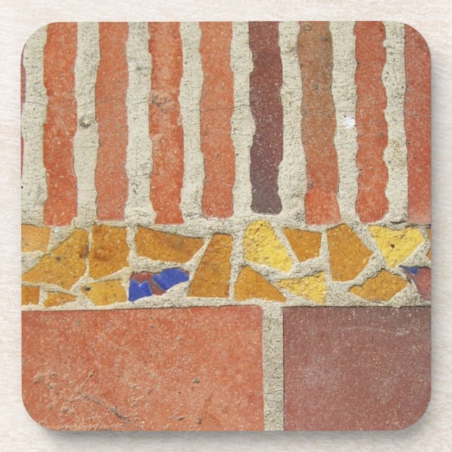 Porta-copo Azulejo Mosaico Vintage (Frente)