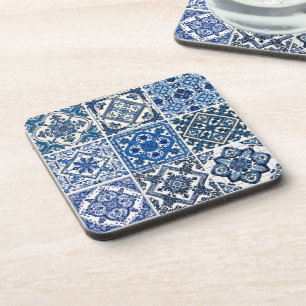 Porta-copo Azulejos do Mediterrâneo, Portugal, Azulejo, Majol