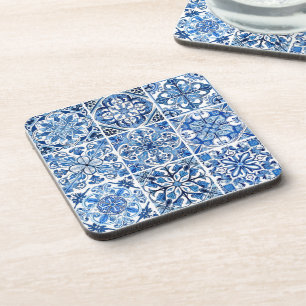 Porta-copo Azulejos do Mediterrâneo, Portugal, Azulejo, Majol