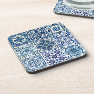 Porta-copo Azulejos do Mediterrâneo, Portugal, Azulejo, Majol