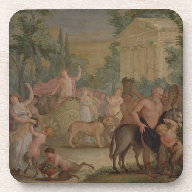 Porta-copo Baco e Ariadne (óleo em canvas) 2 (Frente)