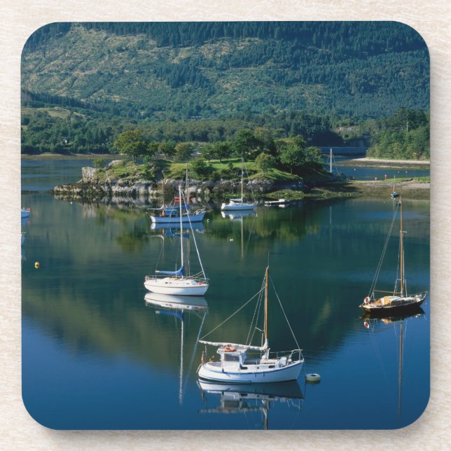 Porta-copo Baía dos Bispos, Loch Leven, Ballachullish, (Frente)