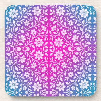 Porta-copo Balcão de plástico duro floral Boho