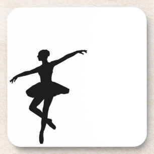 Porta-copo Ballerina branca branca branca Balé simples