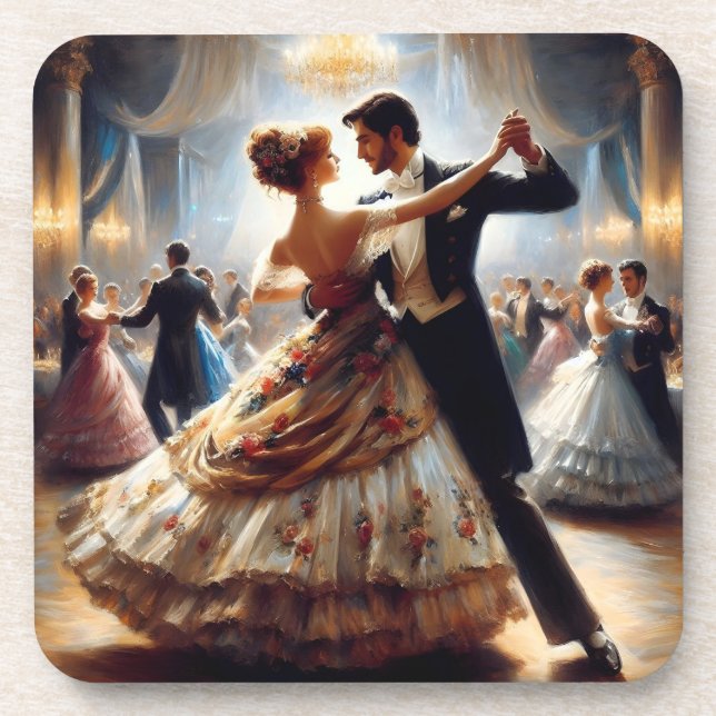 Porta-copo Ballroom Dancing Swing Music Dance (Frente)