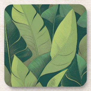 Porta-copo Bananarama Folhas de Banana Havaianas -Verde