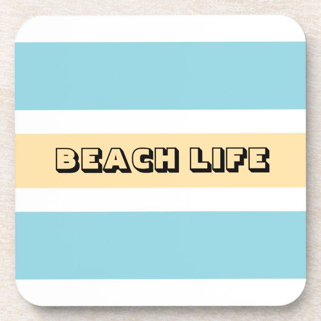 Porta-copo Bandas Amarelas E Azuis (Frente)