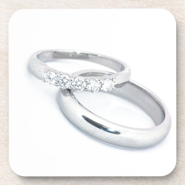 Porta-copo Bandas Silver Wedding Salvar Data (Frente)