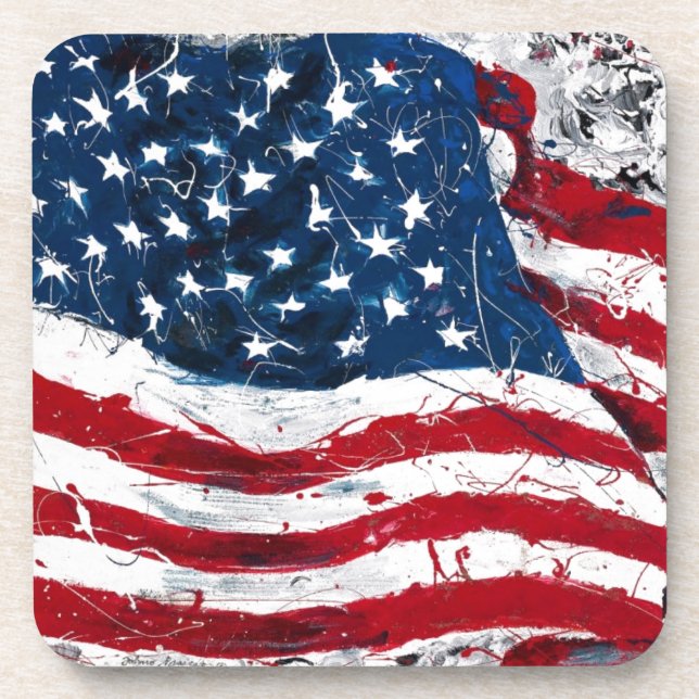 Porta-copo Bandeira americana (Frente)
