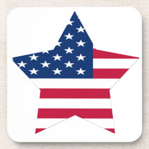 Porta-copo Bandeira americana da estrela dos EUA