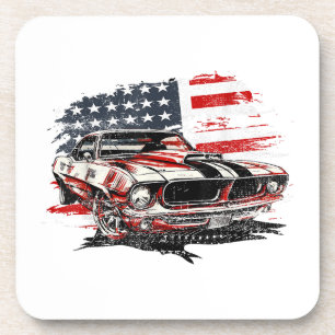 Porta-copo Bandeira Americana Patriota 